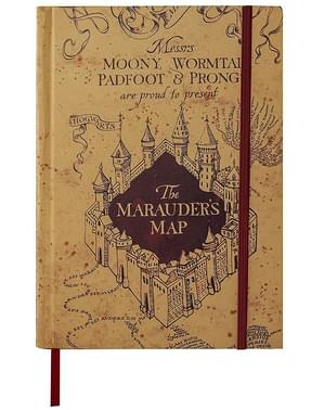 Cahier Carte du Maraudeur - Harry Potter