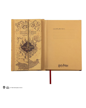 Kelmien Kartta -Muistikirja - Harry Potter