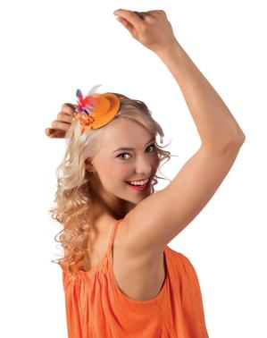 Woman's Mini Orange Hat