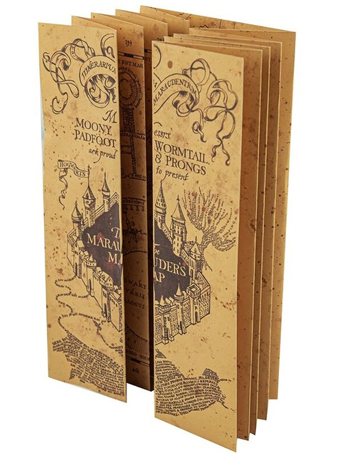 Cuaderno del Mapa del Merodeador - Harry Potter 