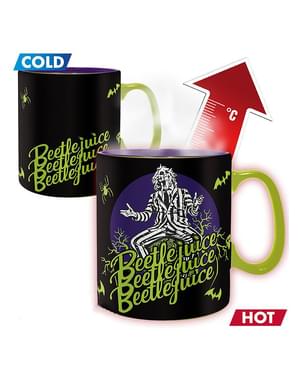 Caneca de Beetlejuice muda cor