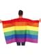 Regenboog vlag cape