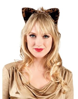 Ears Leopard המקסים של האישה