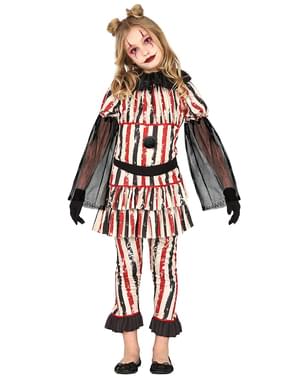 Déguisement clown terrifiant pour fille