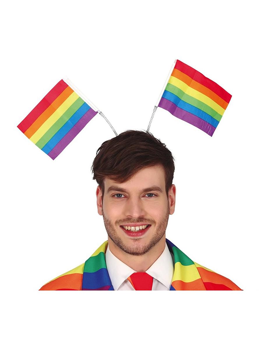Diadema bandiera arcobaleno