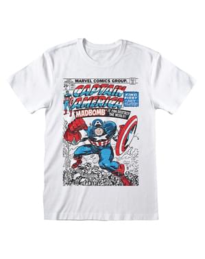 Kapteeni Amerikka Sarjakuvat -T -paita aikuisille - Marvel