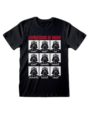 STAR WARS Maglietta Uomo 'Papa Vader' – Manica Corta, Taglie Forti (fino A 4XL), Colore Nero