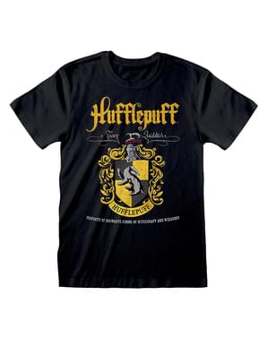 t-shirt Hufflepuff logga för vuxen - Harry Potter