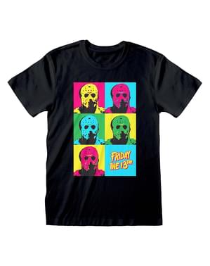 t-shirt Jason Pop art för vuxen - Fredag den 13e