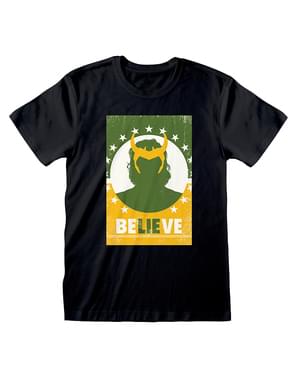 Loki Believe T-Shirt voor volwassenen - Marvel