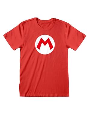 Maglietta Mario logo per adulto - Super Mario
