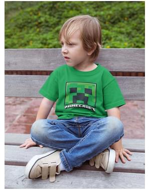 T-shirt tête de Creeper pour enfant - Minecraft