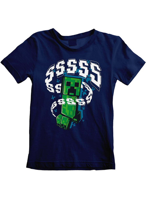 Creeper T-shirt til Drenge - Minecraft