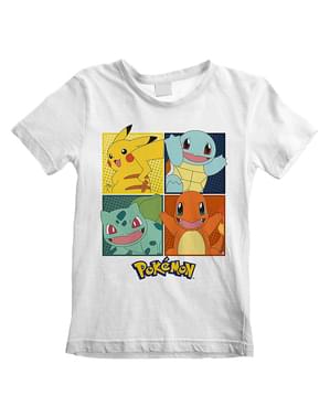 Pokémon karakterer T-skjorte til gutter