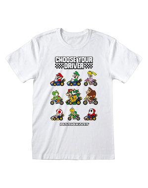 Super Mario Kart T-Shirt voor volwassenen - Super Mario