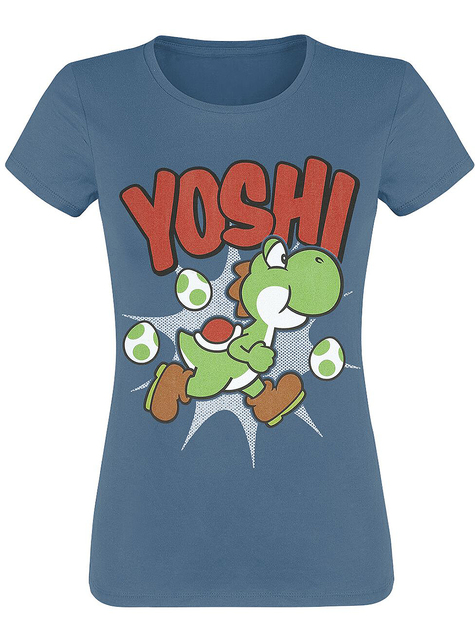 T-shirt de Yoshi para mulher - Super Mario