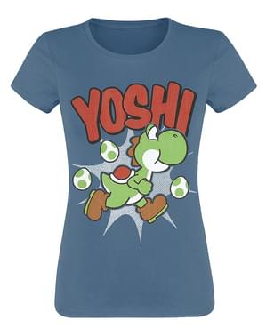 T-shirt de Yoshi para mulher - Super Mario