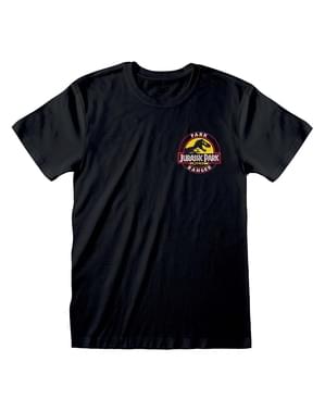 t-shirt Jurassic Park logga för vuxen
