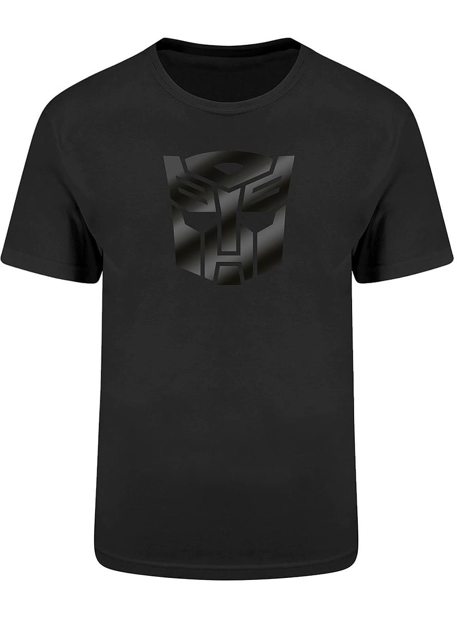 Transformers autobots logo musta T-särk täiskasvanutele