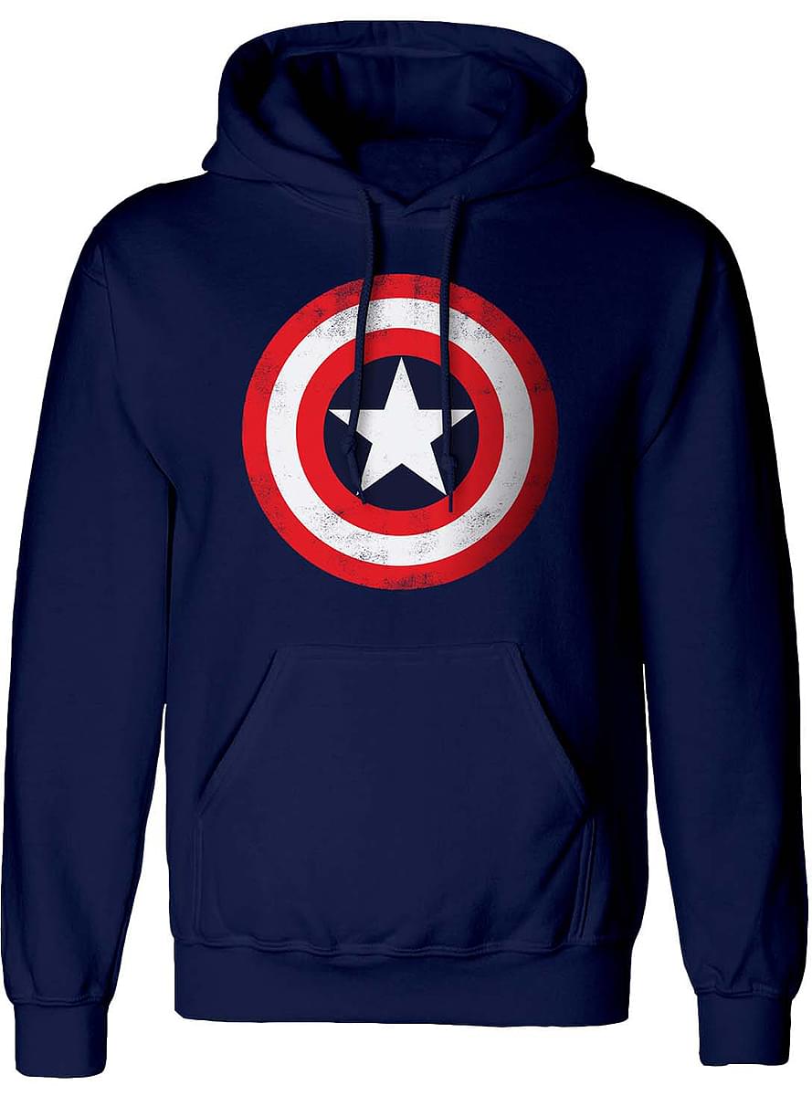 Sweatshirt Captain America logga - Marvel