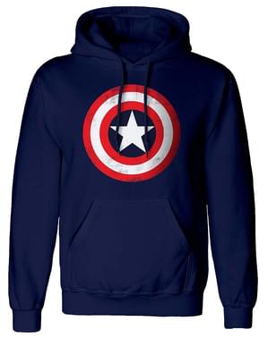 sweatshirt Captain America logga - Marvel