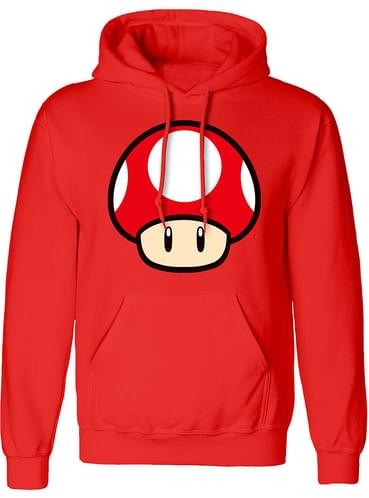 Sweat Mario Champignon Rouge Super Mario Funidelia