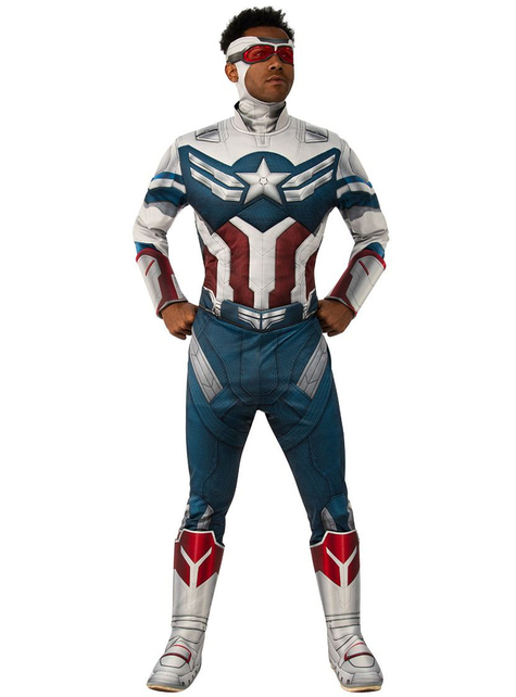 Disfraz de Capitán America deluxe para hombre - Falcon y el Soldado del Invierno 