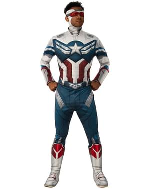 Deluxe Captain America Kostume til Mænd - The Falcon and The Winter Soldier