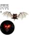 Figura di pipistrello con occhi LED intermittenti