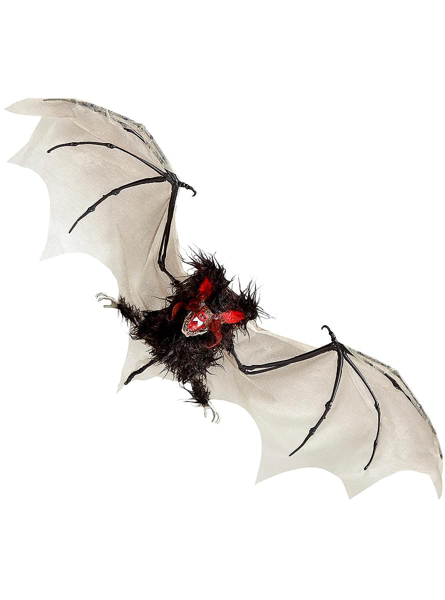 Figura di pipistrello con occhi LED intermittenti
