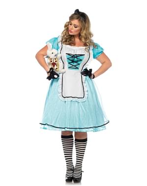 Déguisement Alice au pays merveilleux femme grande taille