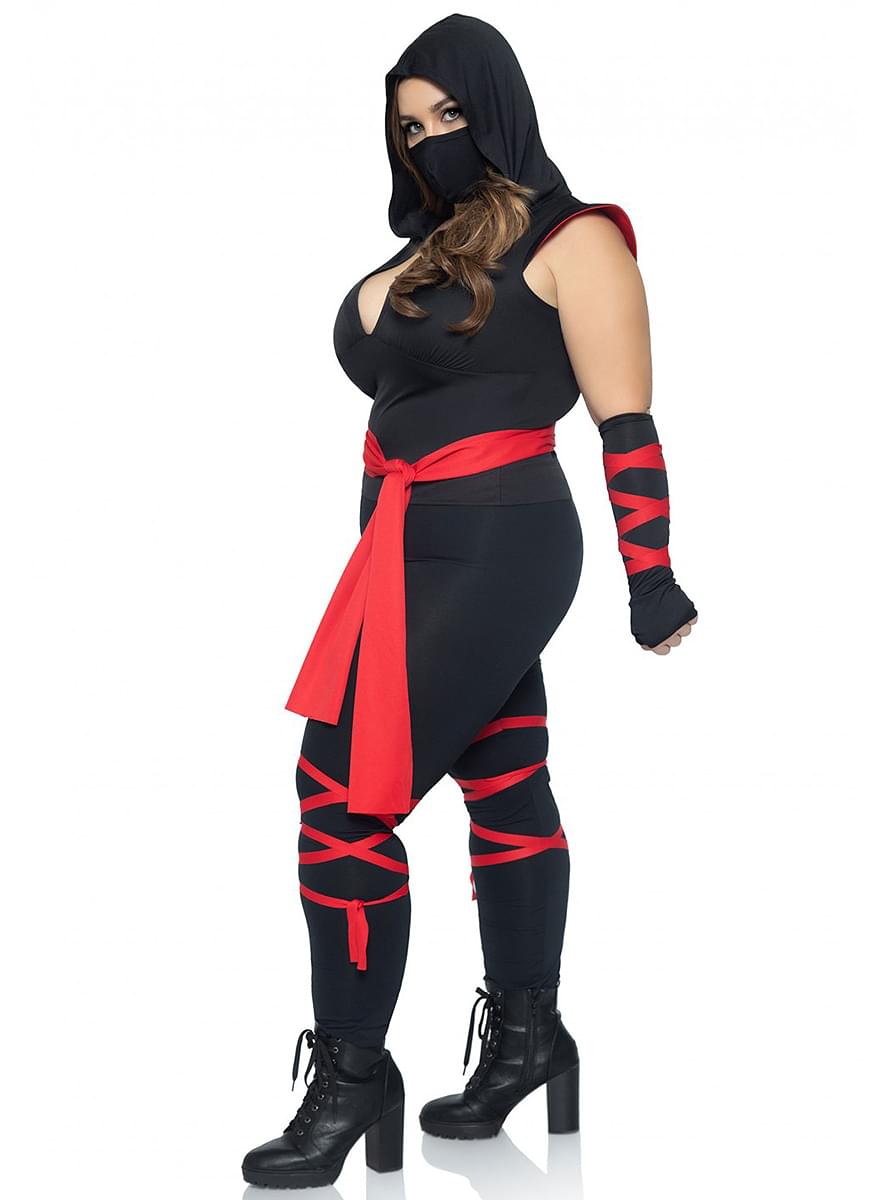 Costum ninja sexy pentru femei dimensiuni mari