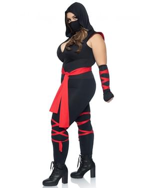 Sexy Ninja-kostuum voor vrouwen in grote maat