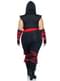 Disfraz de ninja sexy para mujer talla grande