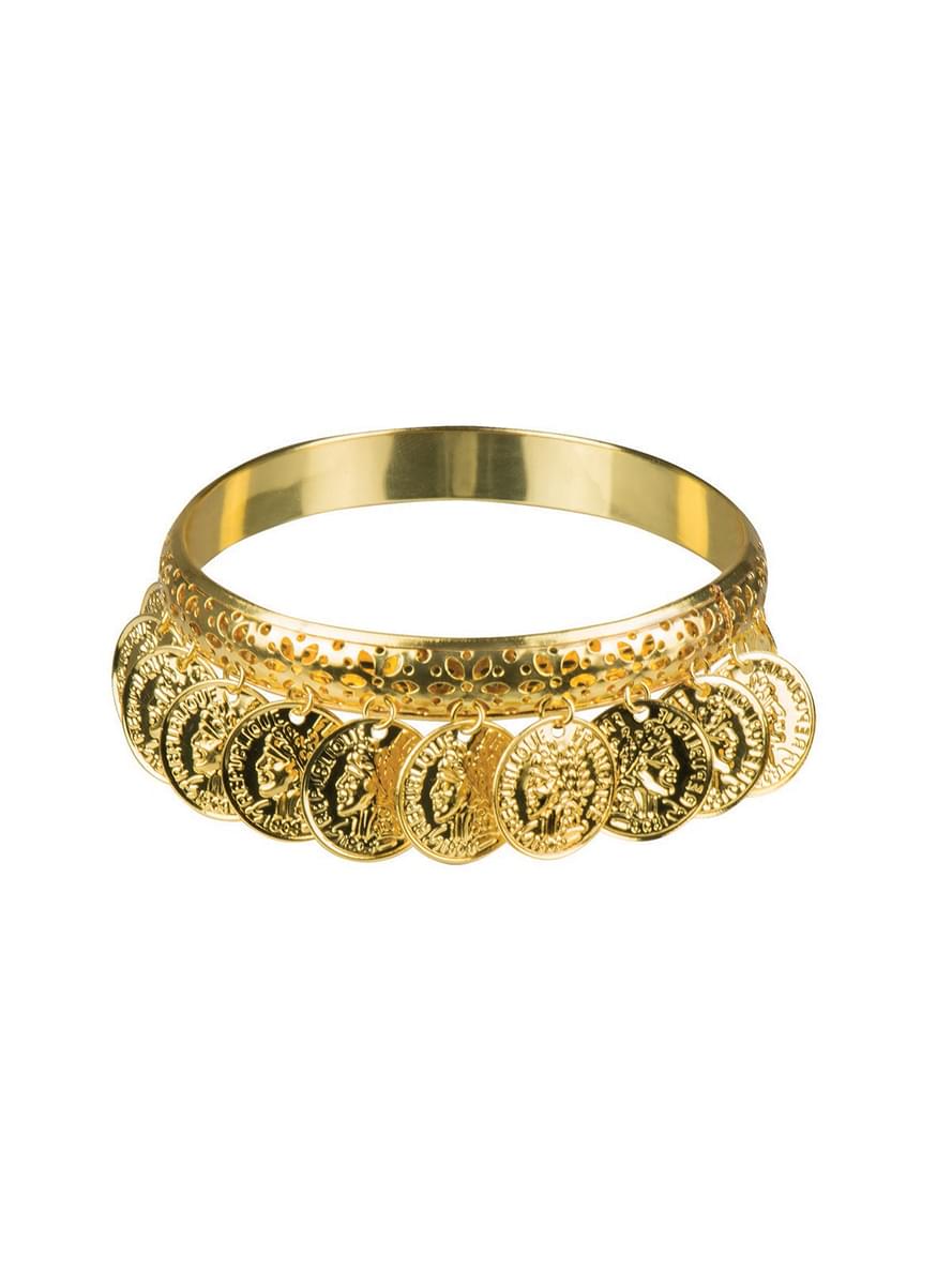 Adult's Gold Coins Bracelet