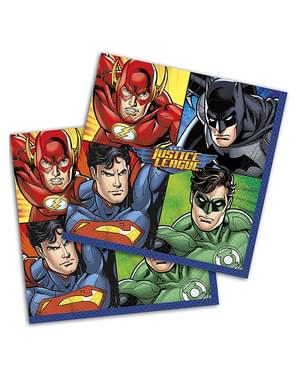 16 tovaglioli Justice League (33 x 33 cm)