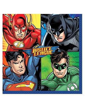16 Justice League servietter (33x33cm)