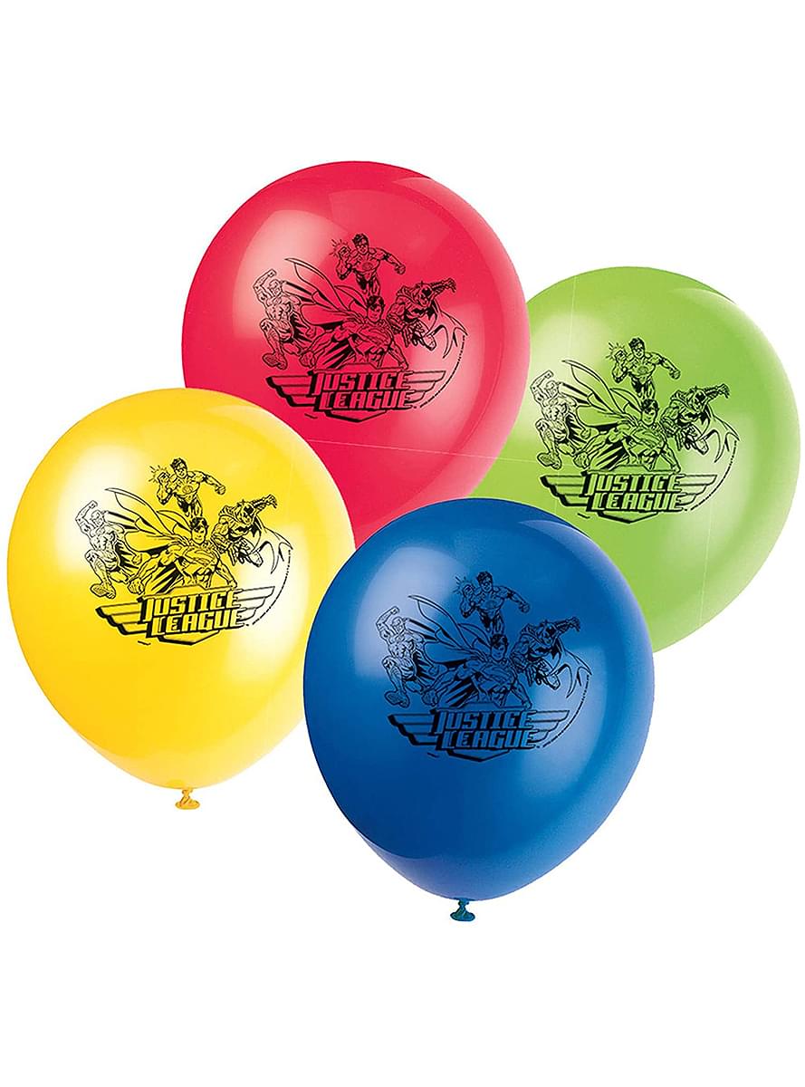 8 Justice League latex ballonnen