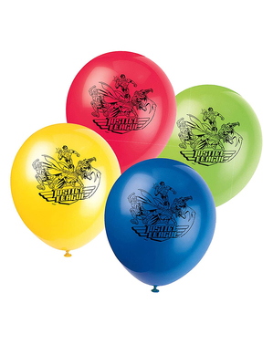 8 Luftballons aus Latex Gerechtigkeitsliga