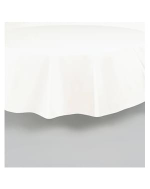 1 nappe ronde blanche - Gamme couleur unie