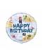 Palloncino di foil (46 cm) Happy Birthday - Ahoy Porate