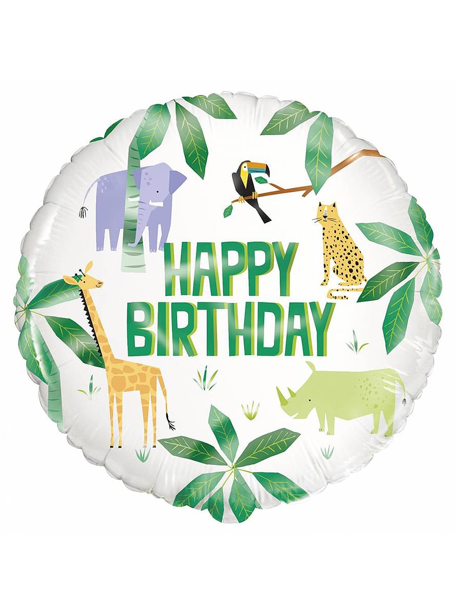 Animal Foil Balloon (46 cm) - Animal Safari