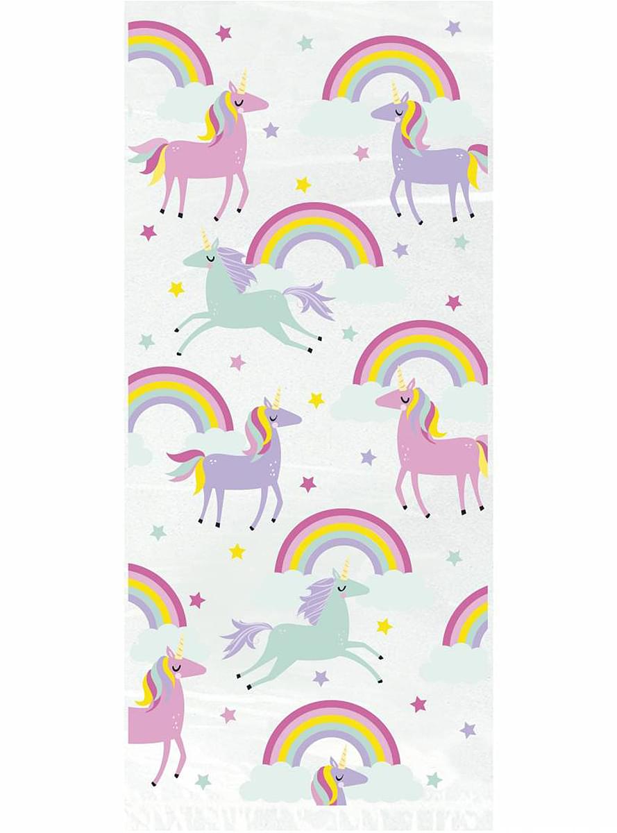 20 sacchetti per dolciumi con unicorni - Happy Unicorn 