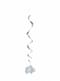 Kit de 3 spirales à suspendre bleu éléphants baby Shower - Blue Floral Elephant