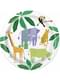 8 Animal Plates (23 cm) - Animal Safari