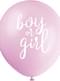 8 globos de látex (32 cm) - Boy or Girl