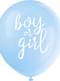 8 globos de látex (32 cm) - Boy or Girl