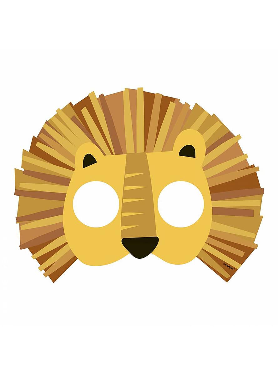 8 Animal Masks - Animal Safari