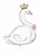 Swan Foil Balloon (107cm) - Swan Birthday