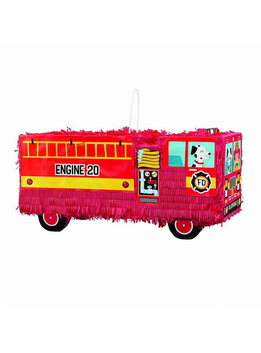 Piñata camión de bomberos